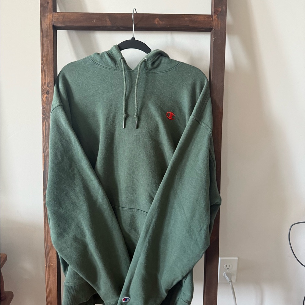 Champion Green Sweatshirt Hoodie